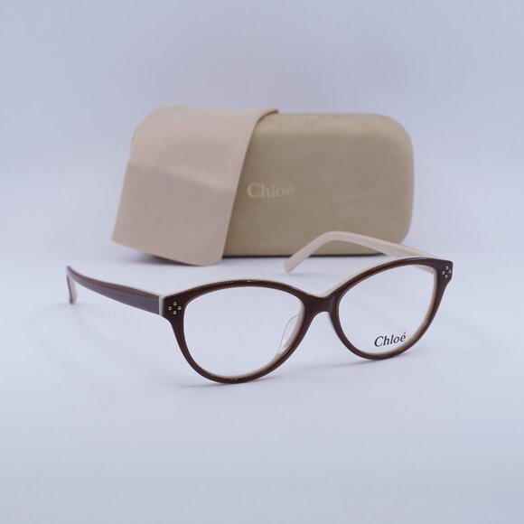 Final Price! Chloe CE2637 905 Brown/Beige Eyeglasses 52mm